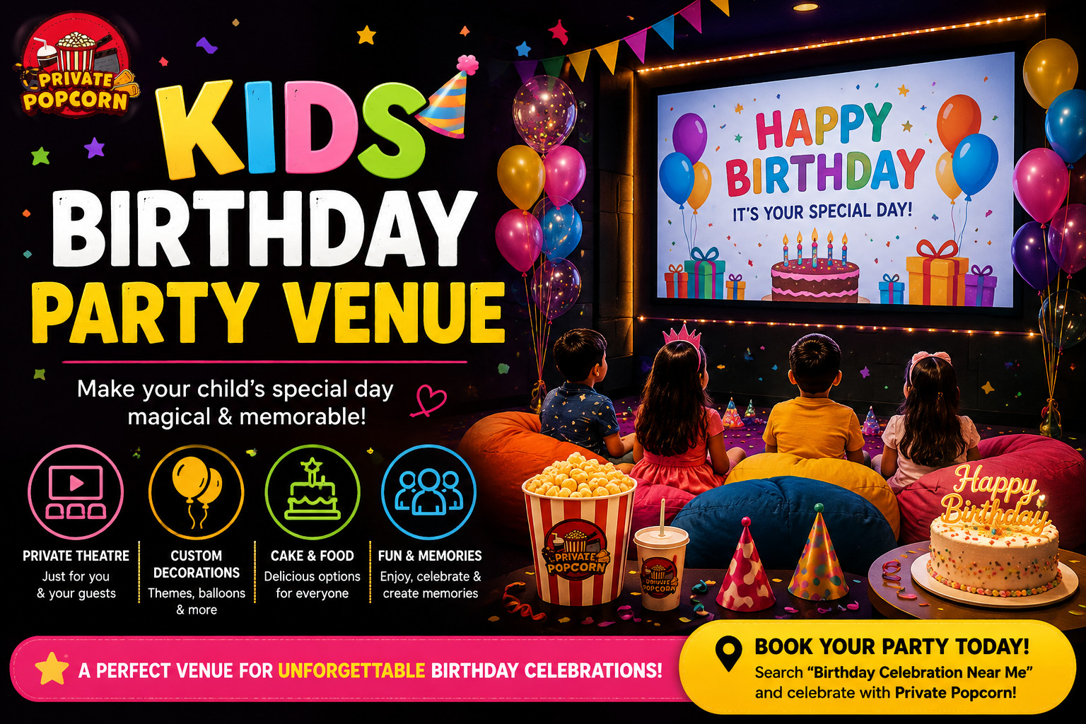 Kids Birthday Party Venue: Where To Find The Best Kids Birthday Party Near You